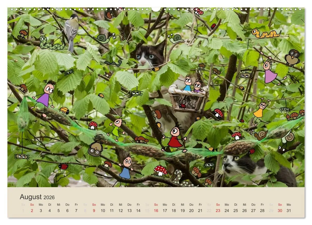 Bild: 9783516023138 | Das Leben der kleinen Pankies (hochwertiger Premium Wandkalender...