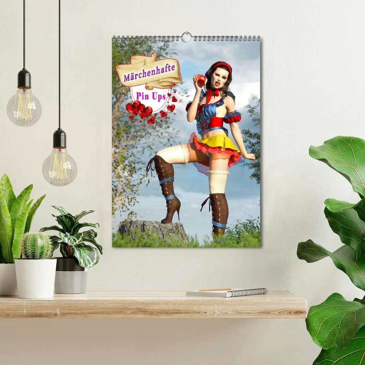 Bild: 9783516333138 | Märchenhafte Pin Ups (Wandkalender 2026 DIN A3 hoch), CALVENDO...