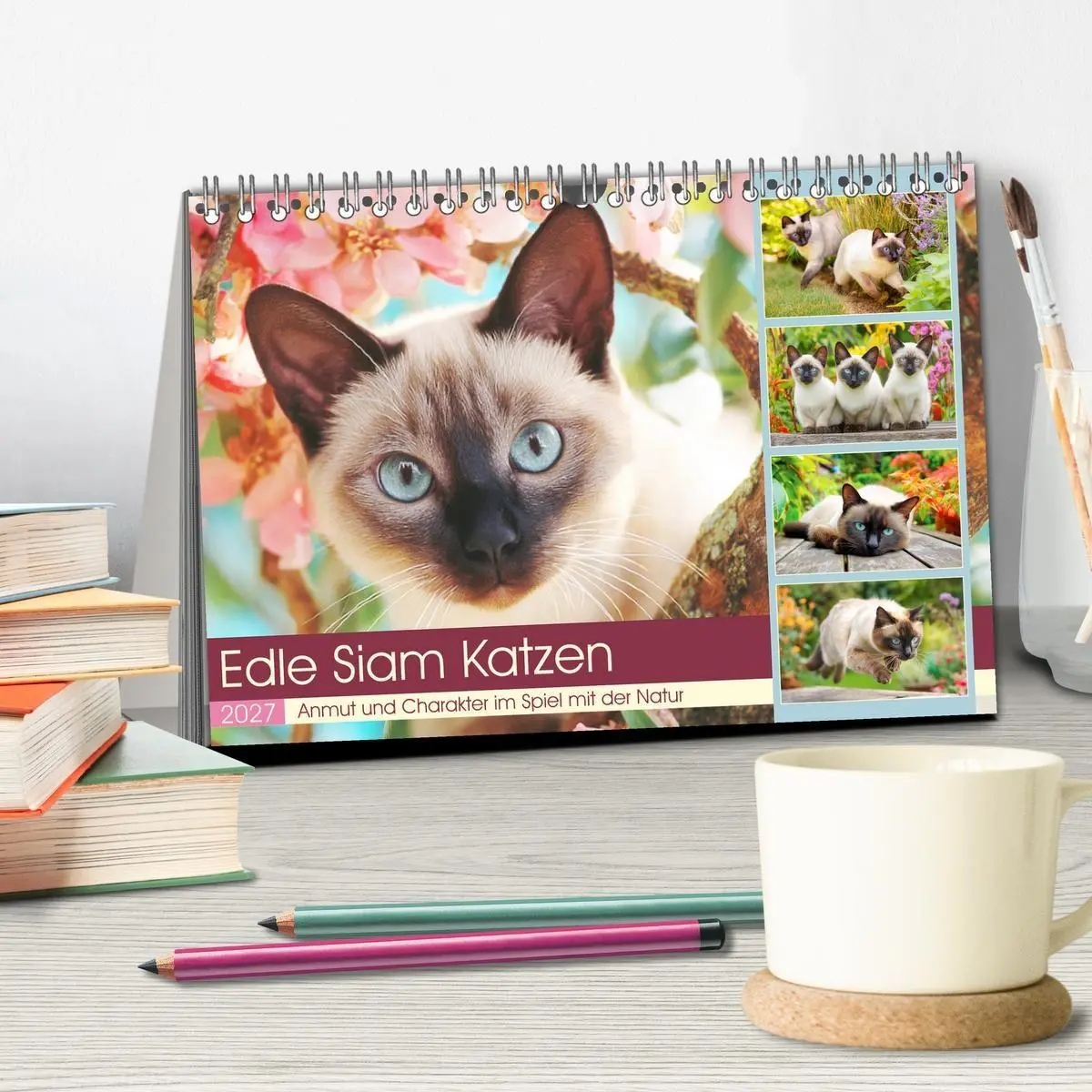 Bild: 9783516953138 | Edle Siamkatzen. Anmut und Charakter im Spiel mit der Natur...