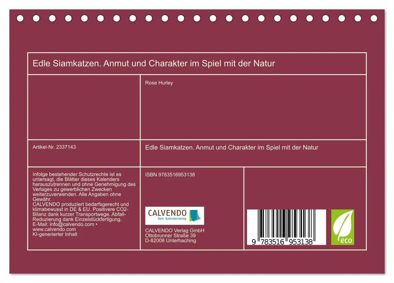 Bild: 9783516953138 | Edle Siamkatzen. Anmut und Charakter im Spiel mit der Natur...