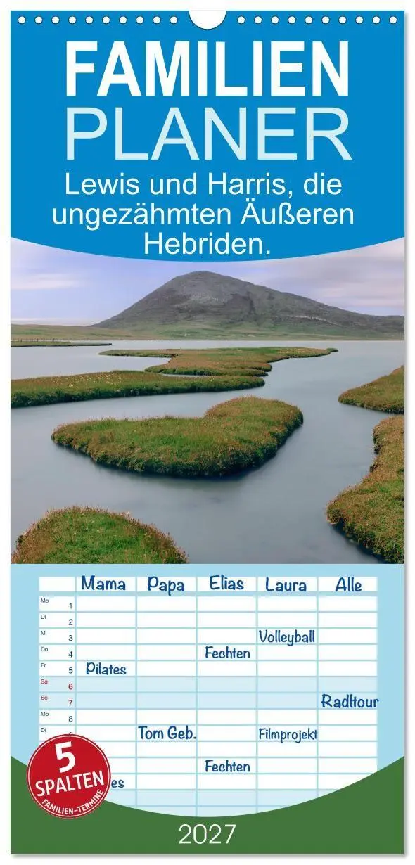 Cover: 9783594313138 | Familienplaner 2027 - Lewis und Harris, die ungezähmten Äußeren...