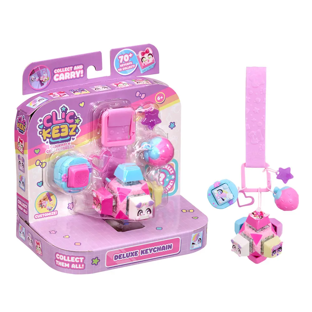 Cover: 8720077343238 | Clickeez Deluxe Keychain - Fidget Cube | 934323.008 | Deutsch | 2025