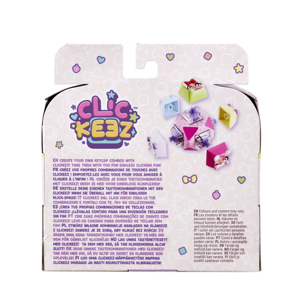 Bild: 8720077343238 | Clickeez Deluxe Keychain - Fidget Cube | 934323.008 | Deutsch | 2025