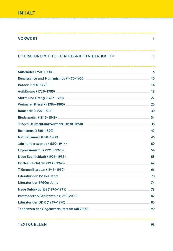 Bild: 9783129303238 | Epochen der deutschen Literatur | Yomb May | Buch | 96 S. | Deutsch