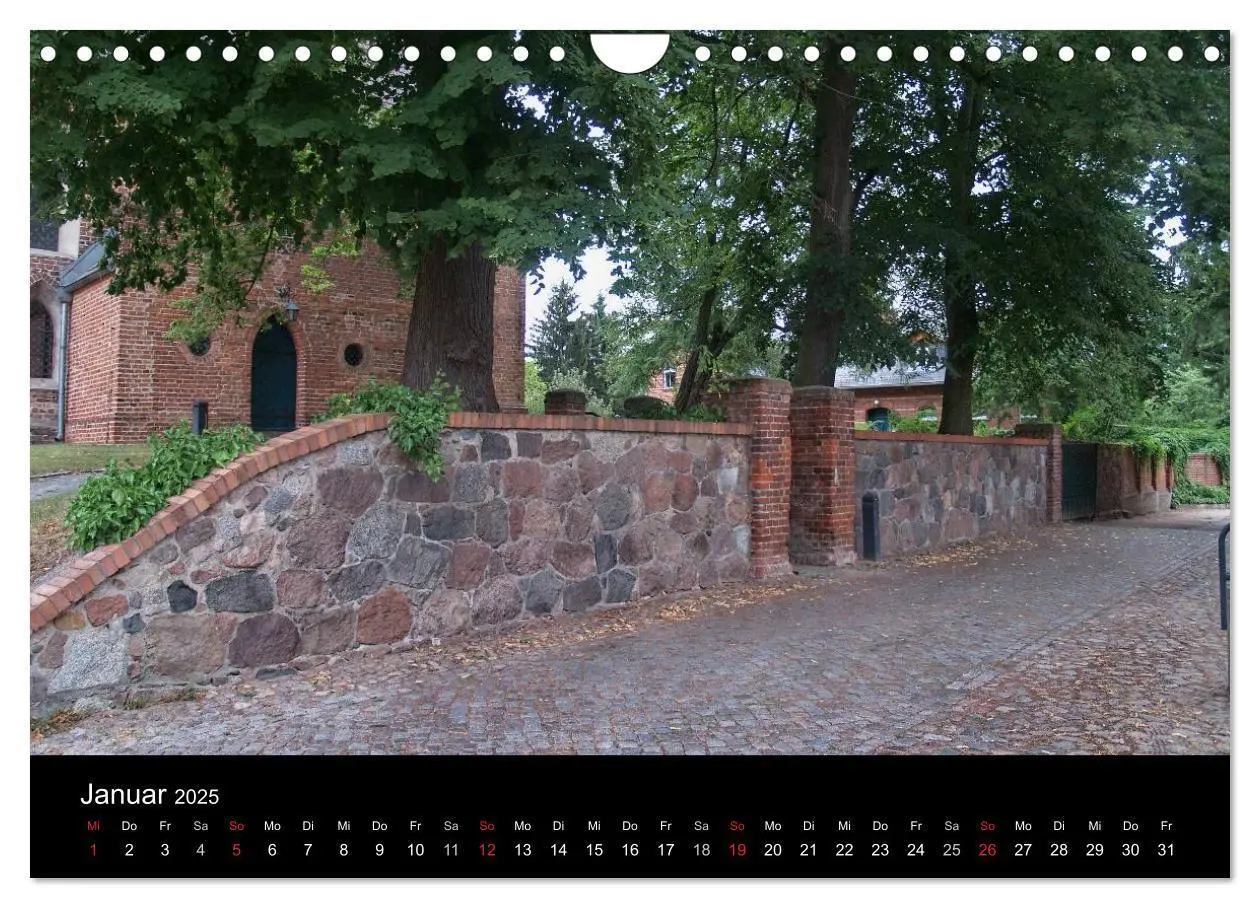 Bild: 9783435763238 | Dorfkirchen in Brandenburg (Wandkalender 2025 DIN A4 quer),...