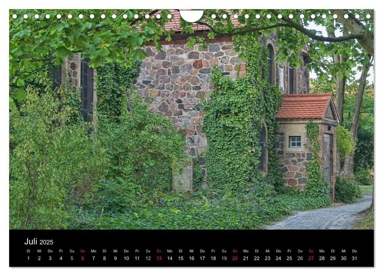 Bild: 9783435763238 | Dorfkirchen in Brandenburg (Wandkalender 2025 DIN A4 quer),...