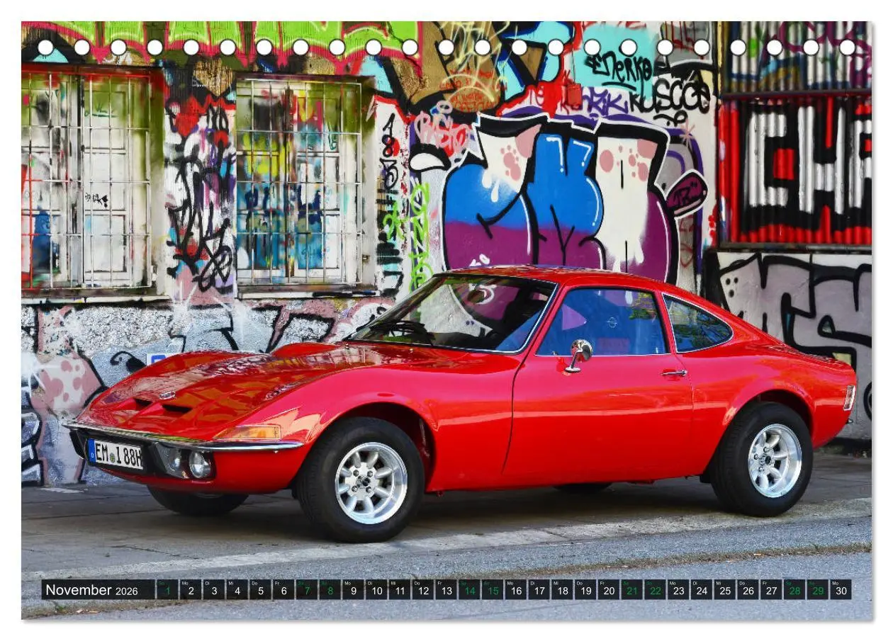 Bild: 9783457783238 | Opel GT 1900 AL Eine deutsche Sportwagenlegende (Tischkalender 2026...