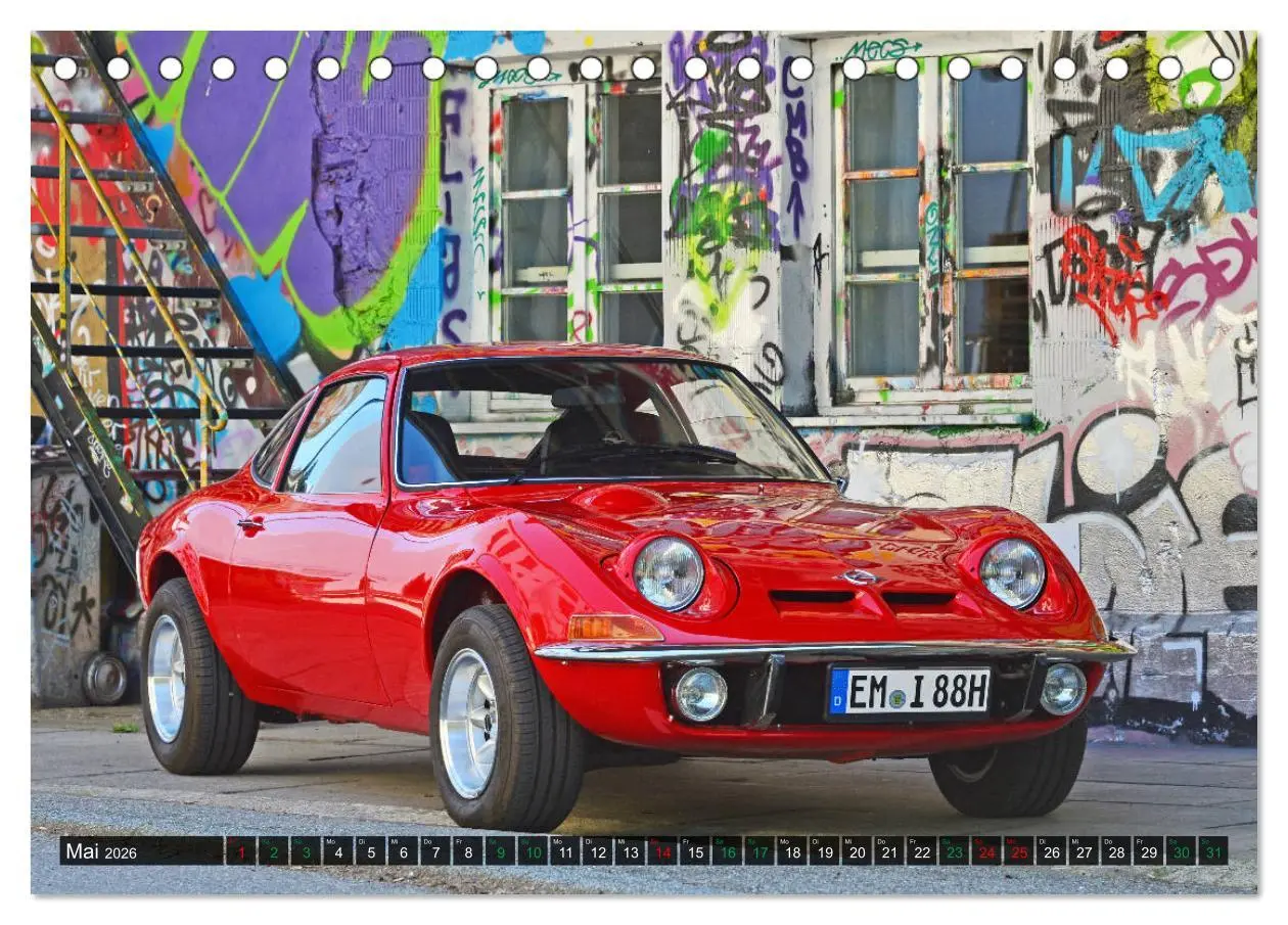 Bild: 9783457783238 | Opel GT 1900 AL Eine deutsche Sportwagenlegende (Tischkalender 2026...