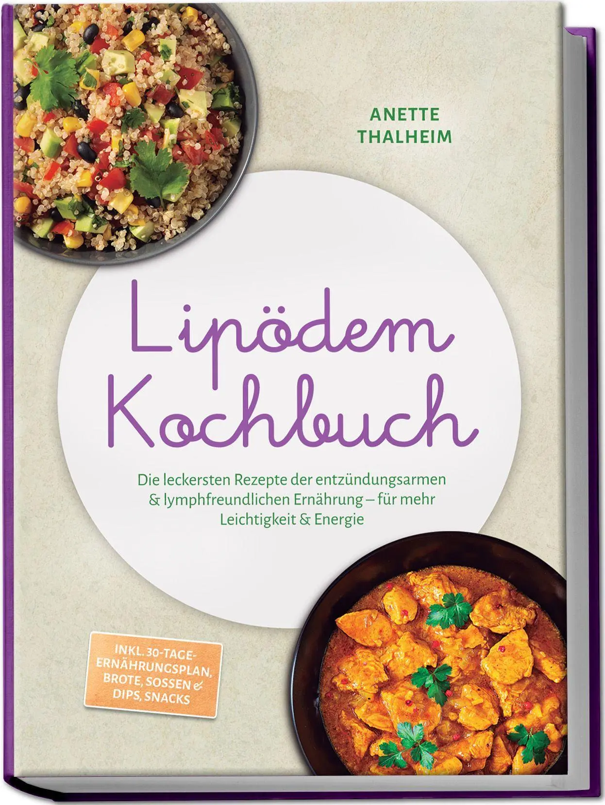 Cover: 9783989103238 | Lipödem Kochbuch: Die leckersten Rezepte der entzündungsarmen &amp;...