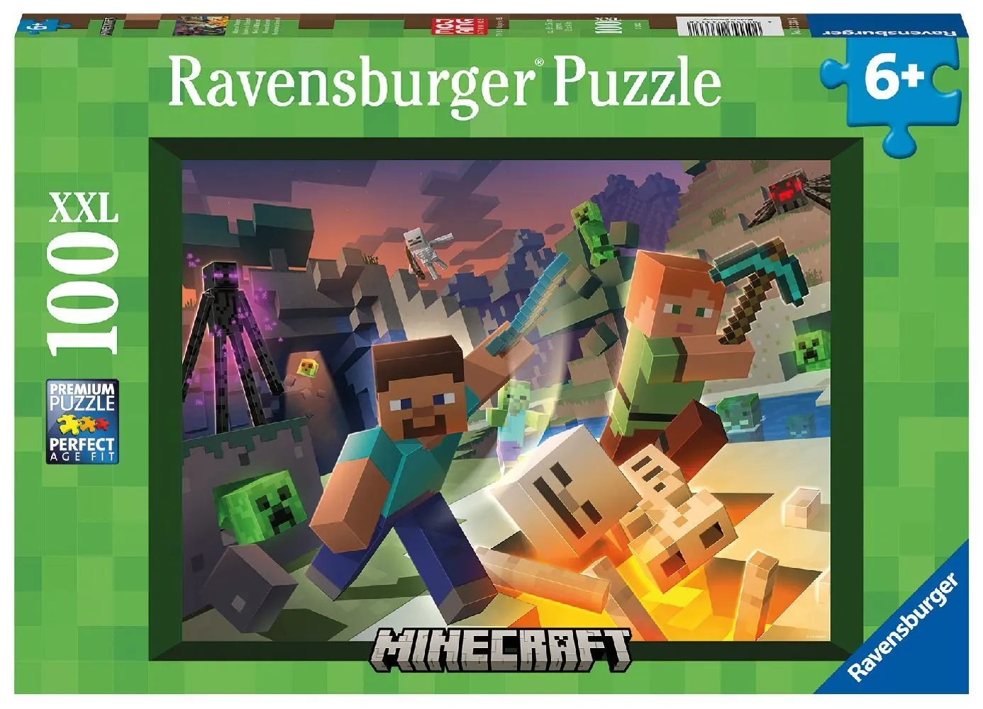 Cover: 4005556133338 | Kinderpuzzle 100 XXL Teile - Monster Minecraft | Spiel | Kinderpuzzle