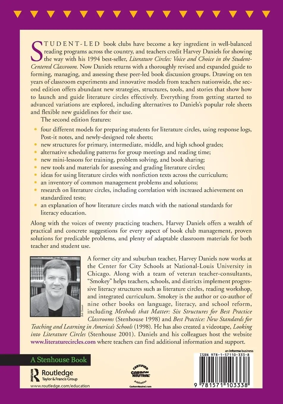 Rückseite: 9781571103338 | Literature Circles | Voice and Choice in Book Clubs &amp; Reading Groups