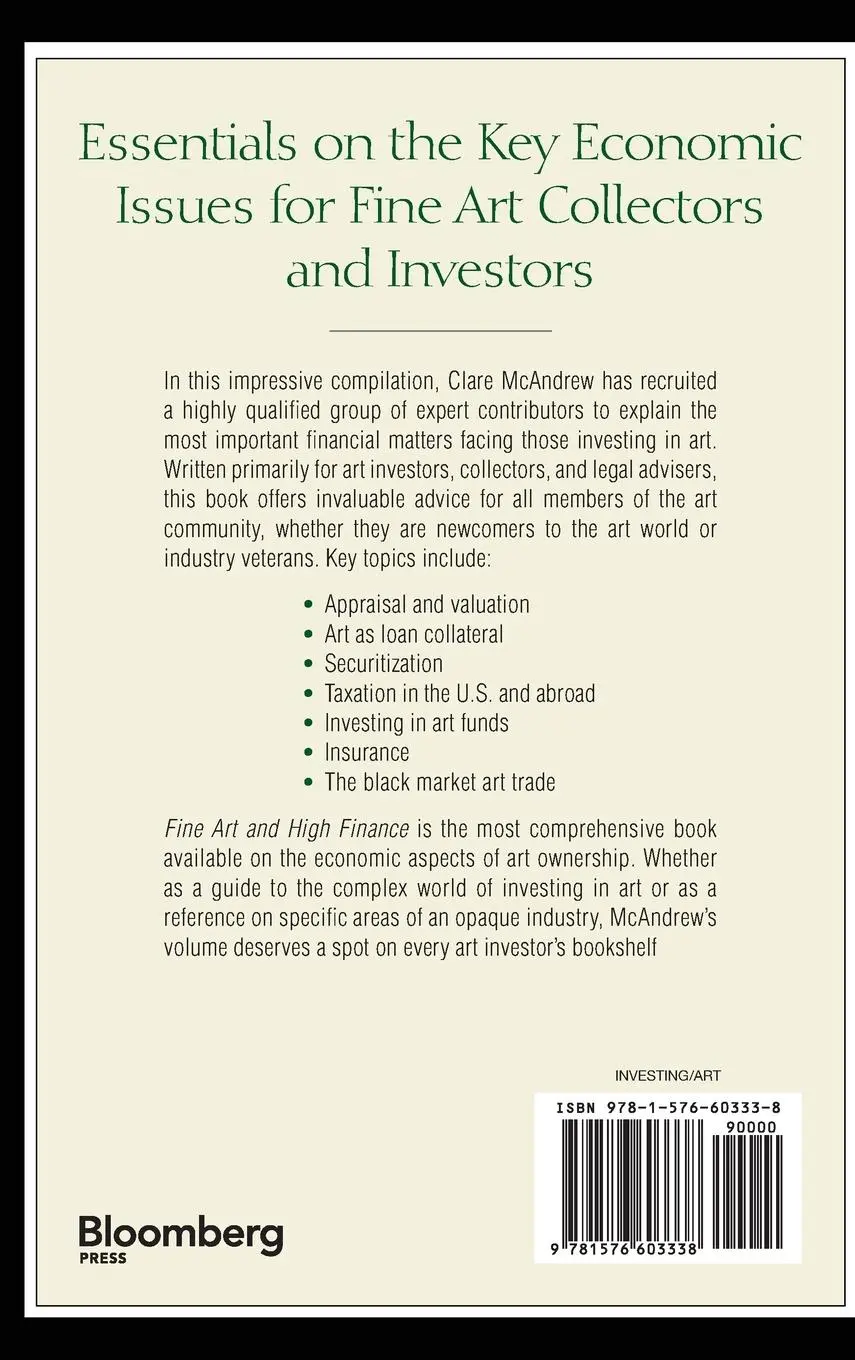 Rückseite: 9781576603338 | Fine Art and High Finance | Clare McAndrew | Buch | Englisch | 2010