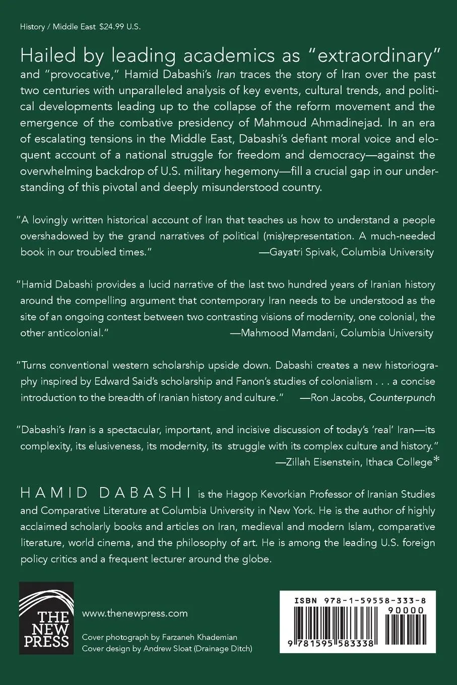 Rückseite: 9781595583338 | Iran | A People Interrupted | Hamid Dabashi | Taschenbuch | Englisch