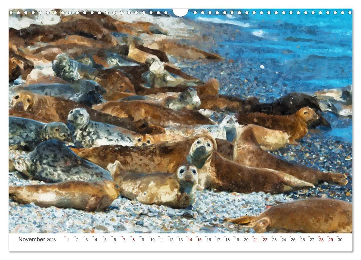 Bild: 9783457603338 | Nordseeinsel Helgoland - Ansichten der Insel in Acryl (Wandkalender...