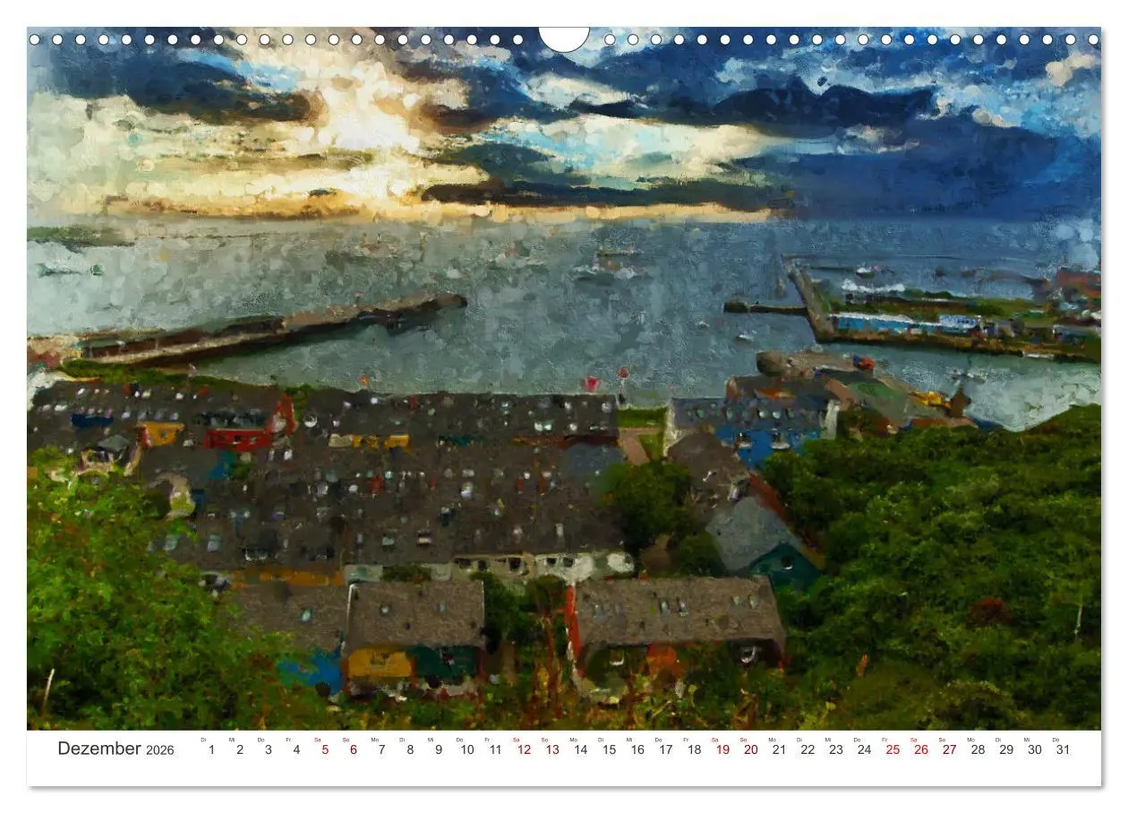 Bild: 9783457603338 | Nordseeinsel Helgoland - Ansichten der Insel in Acryl (Wandkalender...