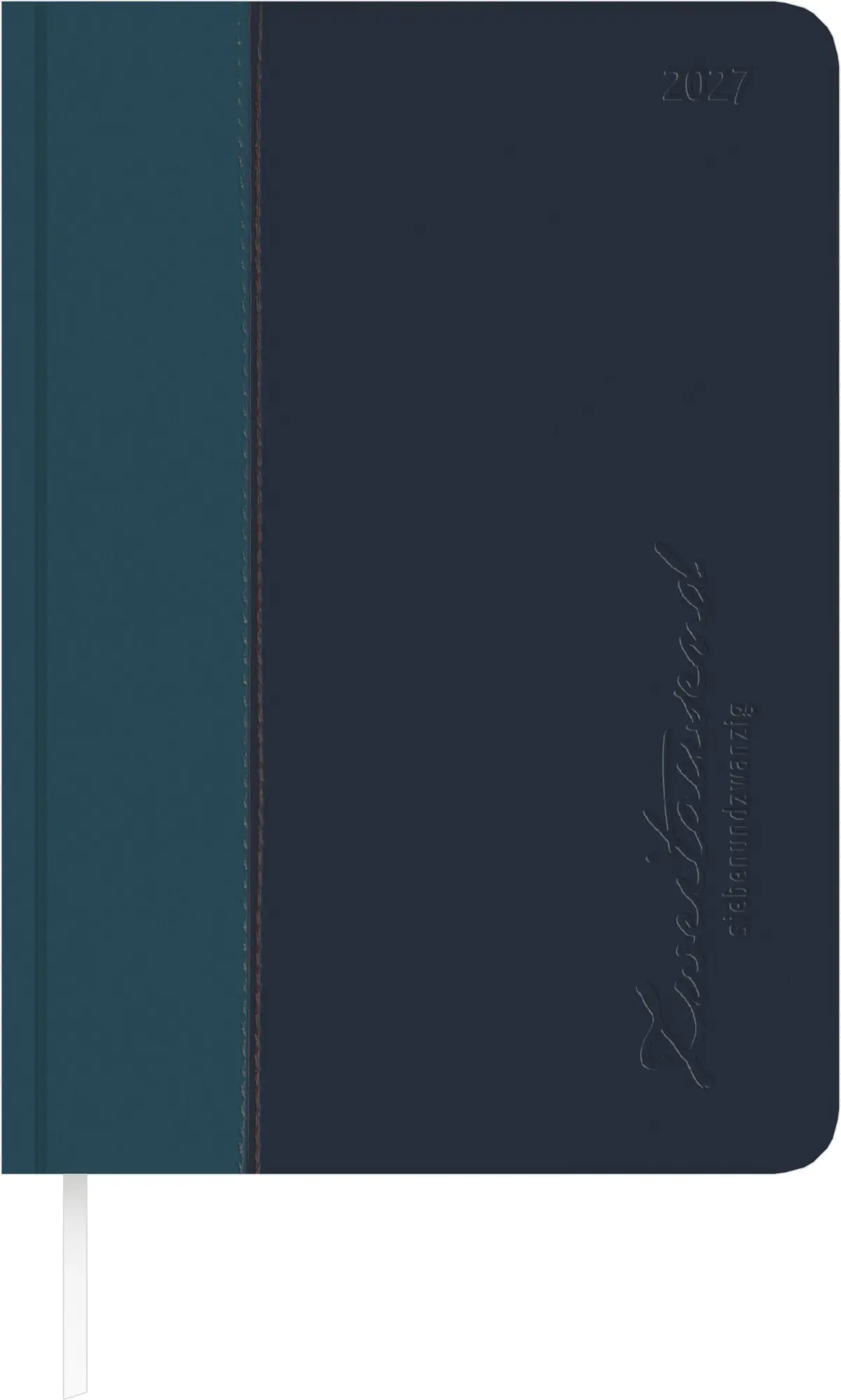 Cover: 4069095013438 | Buchkalender Premium Water türkis-blau A5 2027 | KG | Buch | 416 S.