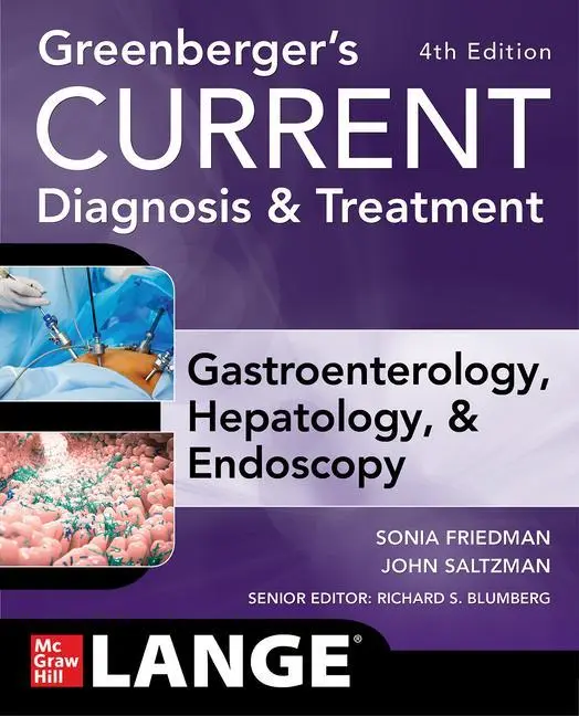Cover: 9781260473438 | Greenberger's CURRENT Diagnosis &amp; Treatment Gastroenterology,...
