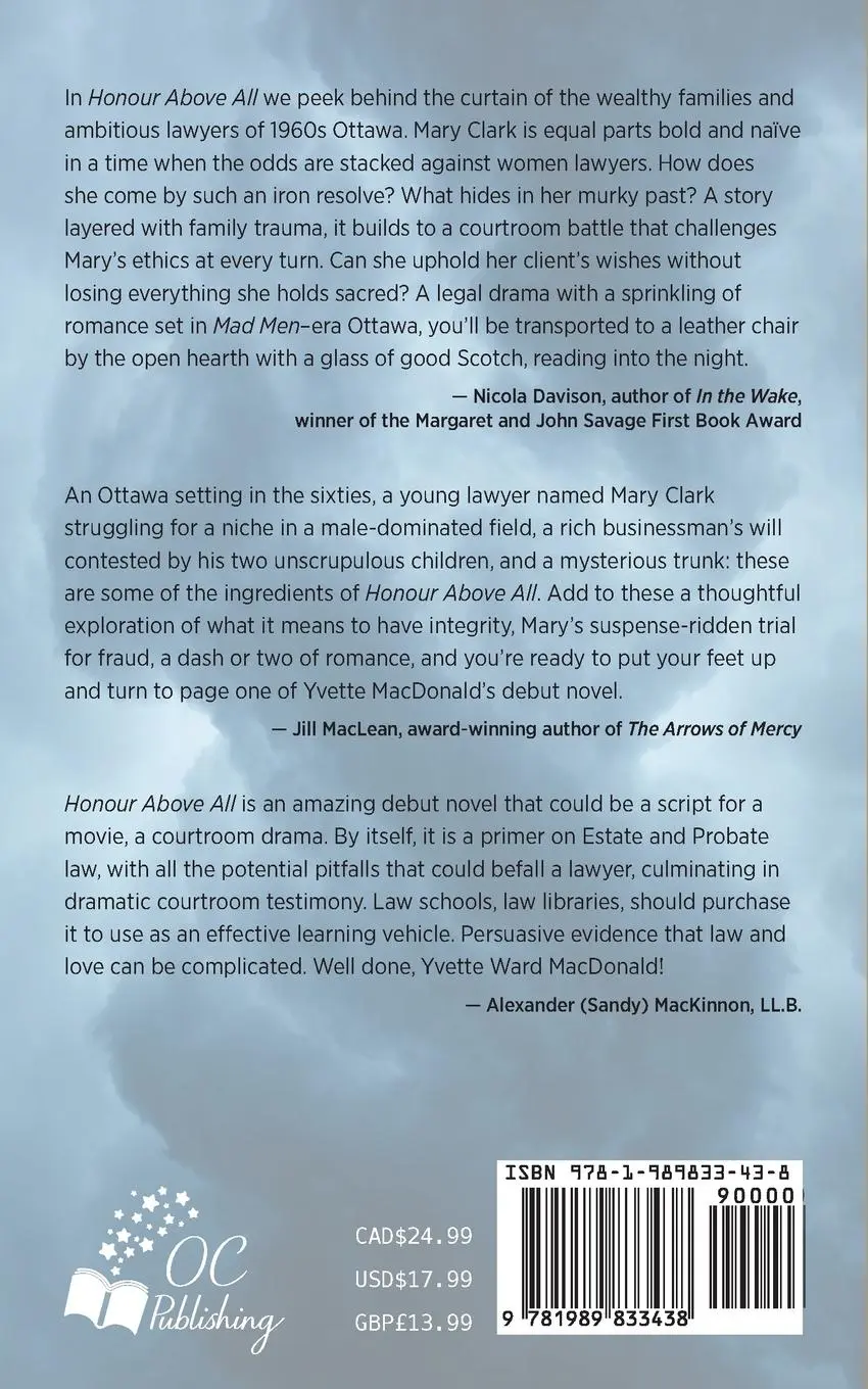Rückseite: 9781989833438 | Honour Above All | Yvette Ward MacDonald | Taschenbuch | Englisch