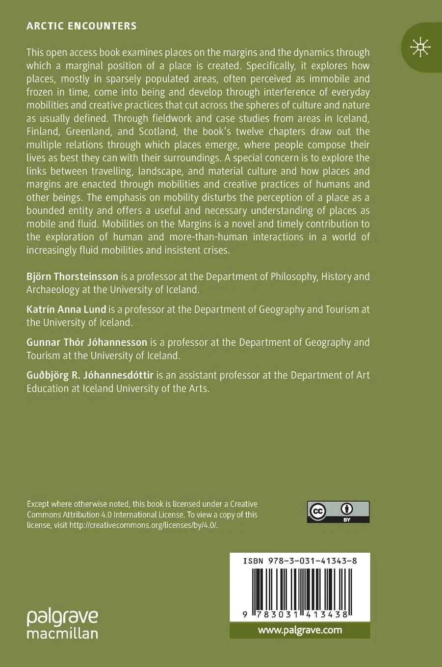 Rückseite: 9783031413438 | Mobilities on the Margins | Creative Processes of Place-Making | Buch