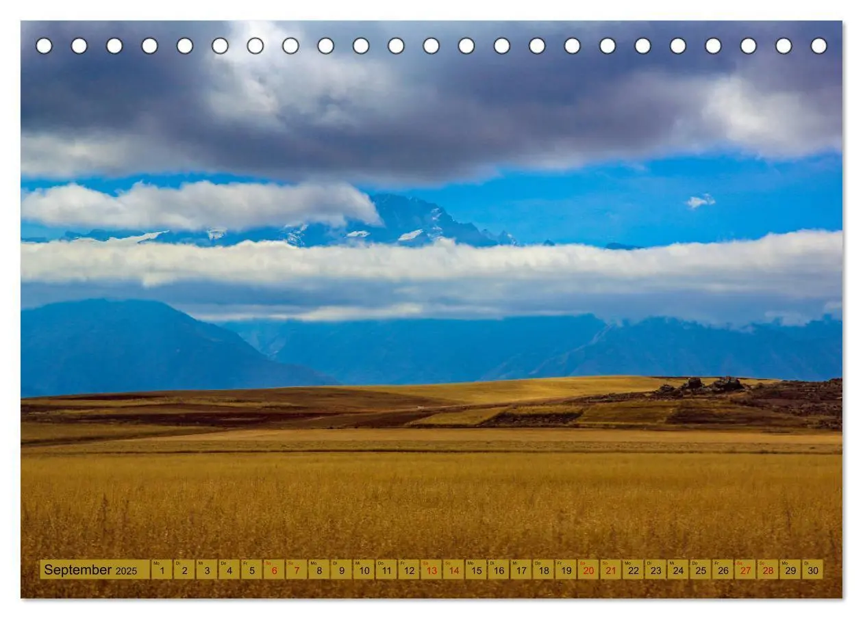 Bild: 9783435363438 | Urlaub in Peru (Tischkalender 2025 DIN A5 quer), CALVENDO...