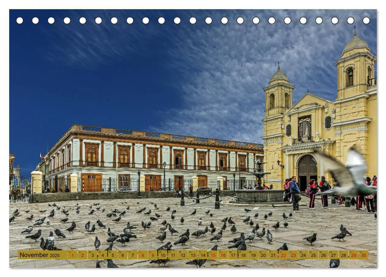 Bild: 9783435363438 | Urlaub in Peru (Tischkalender 2025 DIN A5 quer), CALVENDO...