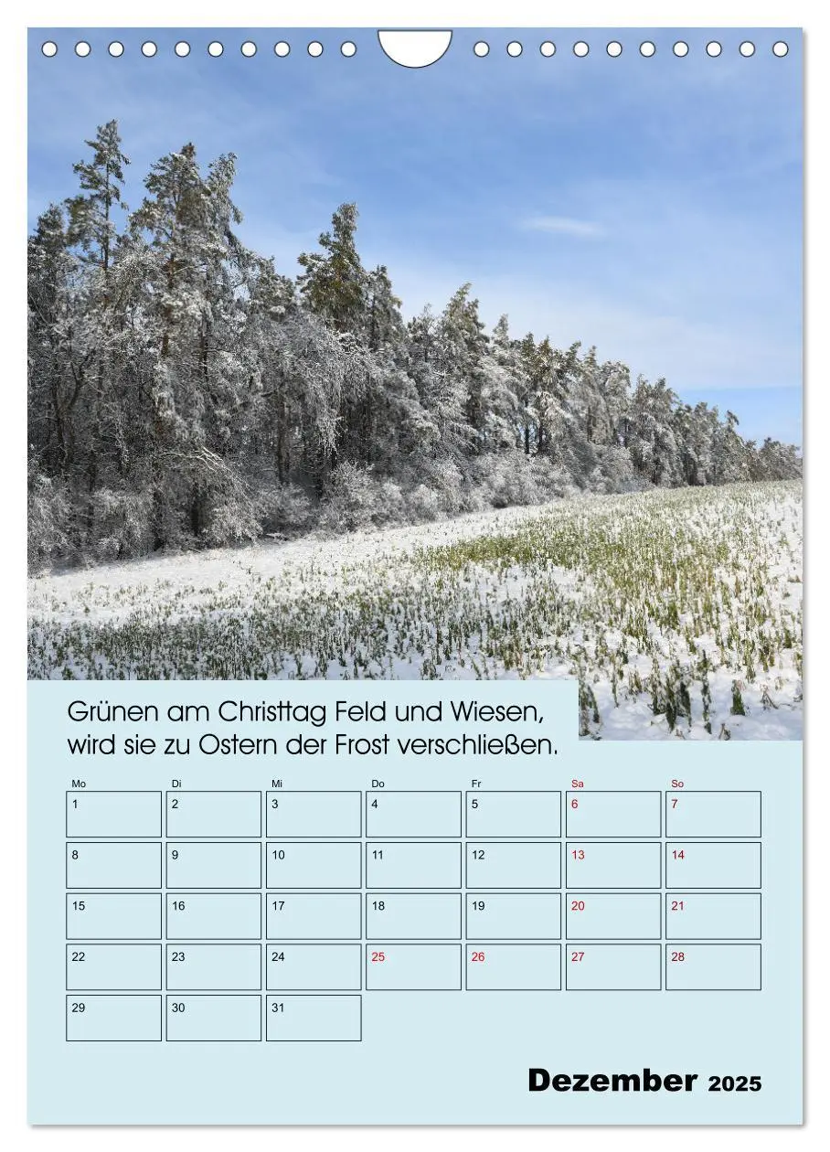 Bild: 9783435983438 | Wetter-Regeln der Bauern (Wandkalender 2025 DIN A4 hoch), CALVENDO...