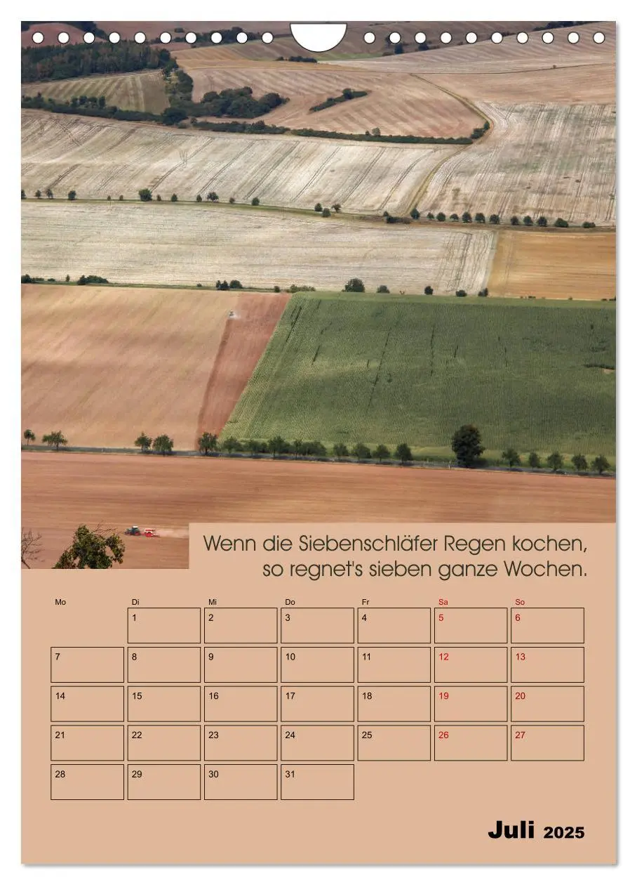 Bild: 9783435983438 | Wetter-Regeln der Bauern (Wandkalender 2025 DIN A4 hoch), CALVENDO...
