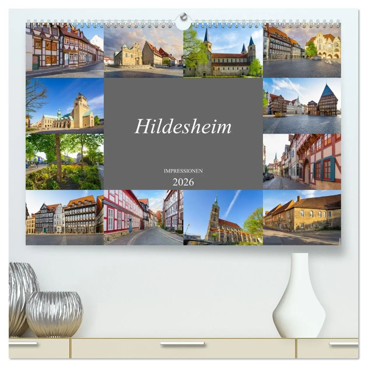 Cover: 9783457453438 | Hildesheim Impressionen (hochwertiger Premium Wandkalender 2026 DIN...