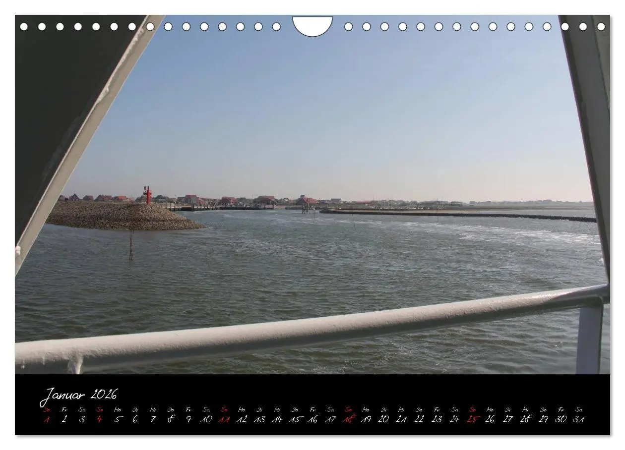 Bild: 9783516233438 | Baltrum (Wandkalender 2026 DIN A4 quer), CALVENDO Monatskalender