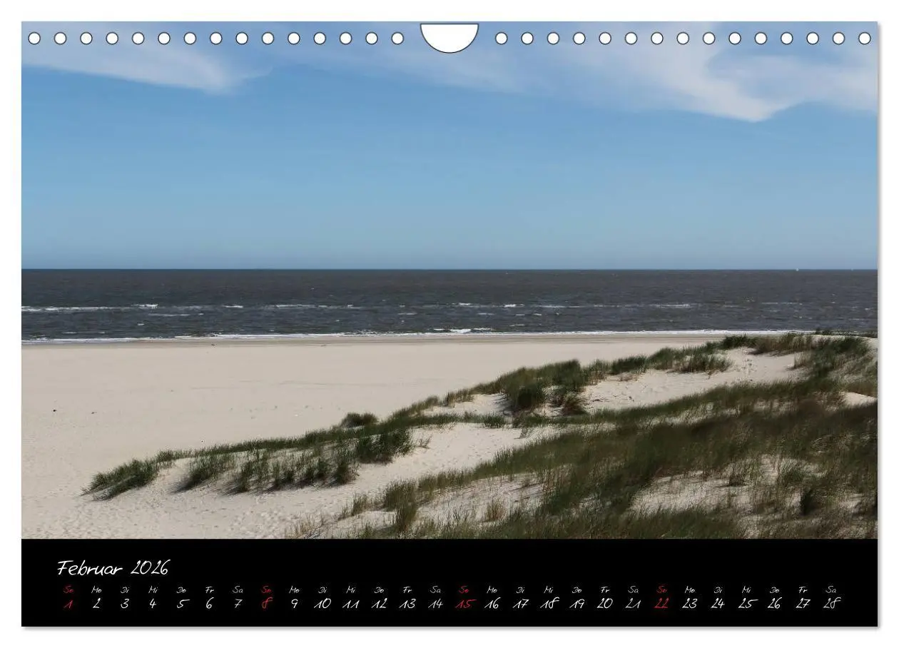 Bild: 9783516233438 | Baltrum (Wandkalender 2026 DIN A4 quer), CALVENDO Monatskalender