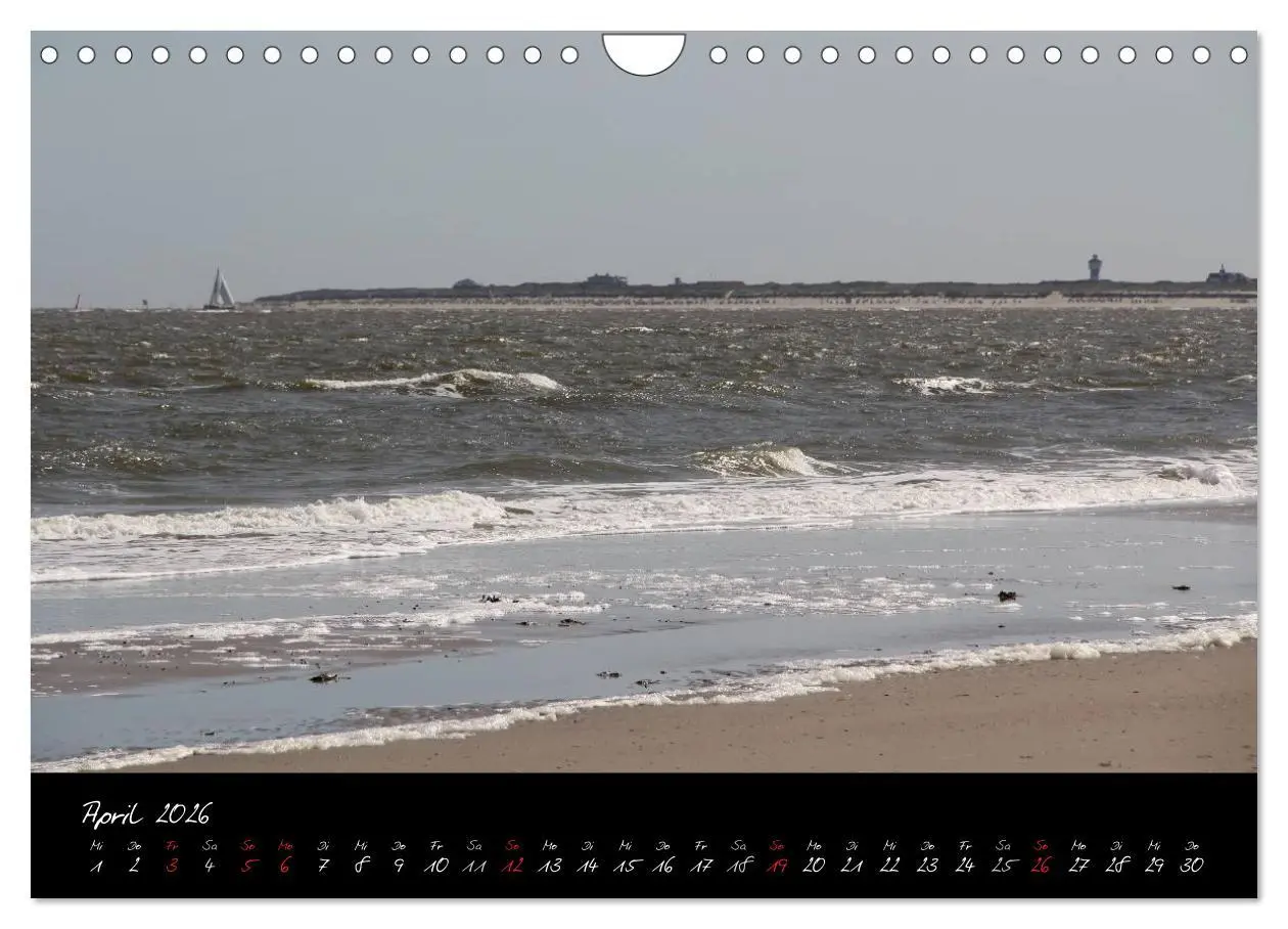 Bild: 9783516233438 | Baltrum (Wandkalender 2026 DIN A4 quer), CALVENDO Monatskalender