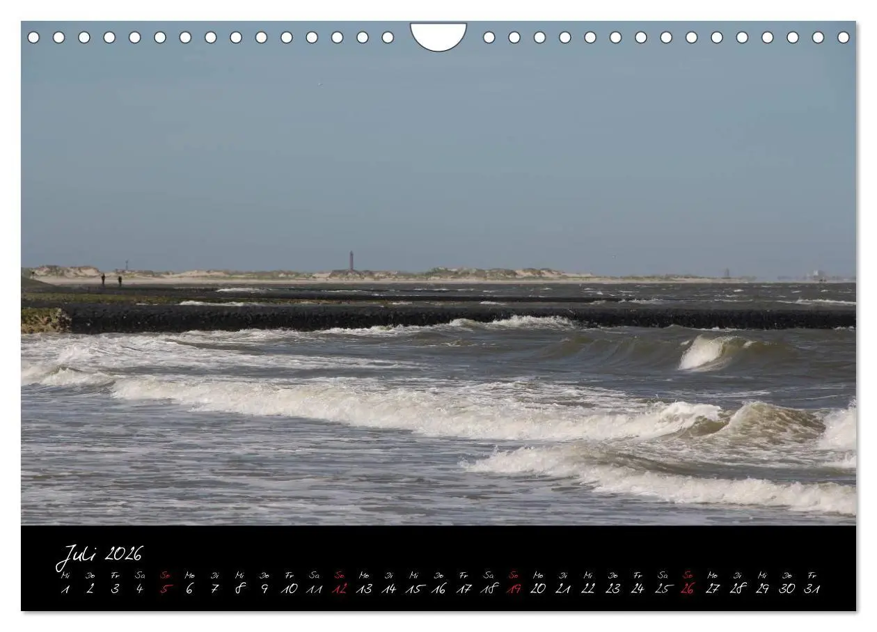 Bild: 9783516233438 | Baltrum (Wandkalender 2026 DIN A4 quer), CALVENDO Monatskalender