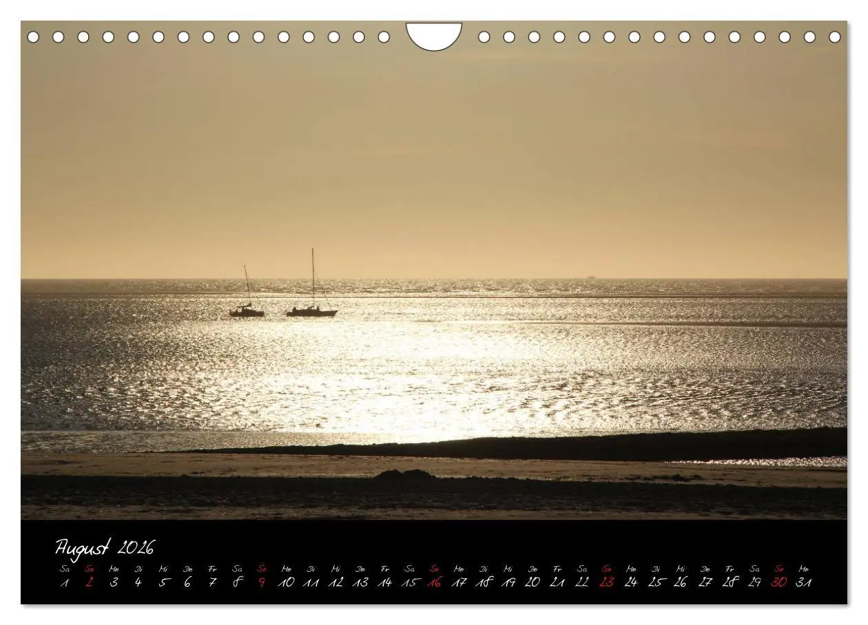 Bild: 9783516233438 | Baltrum (Wandkalender 2026 DIN A4 quer), CALVENDO Monatskalender