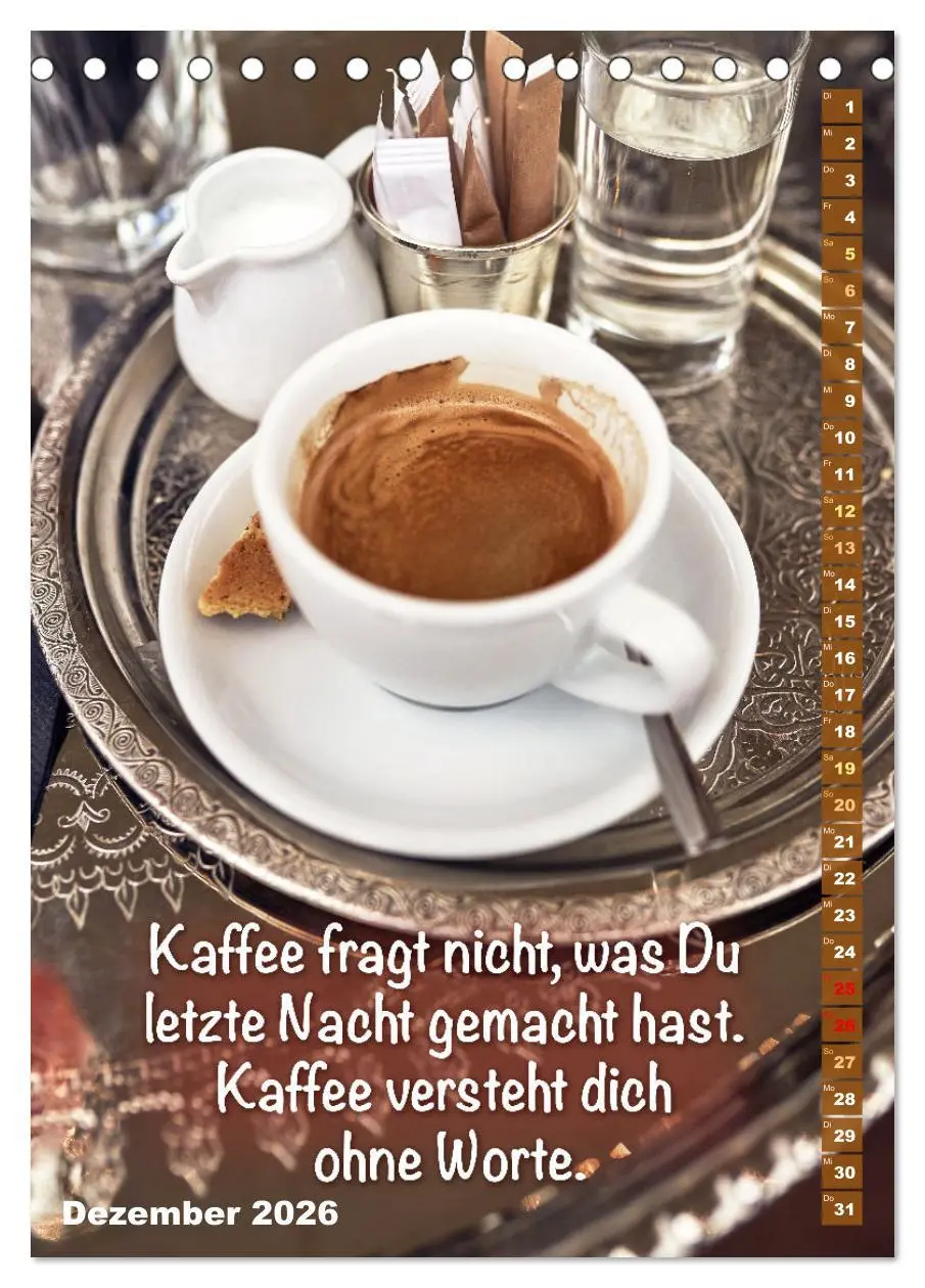 Bild: 9783516303438 | Kaffeestunde: Die Welt der Baristas (Tischkalender 2026 DIN A5...