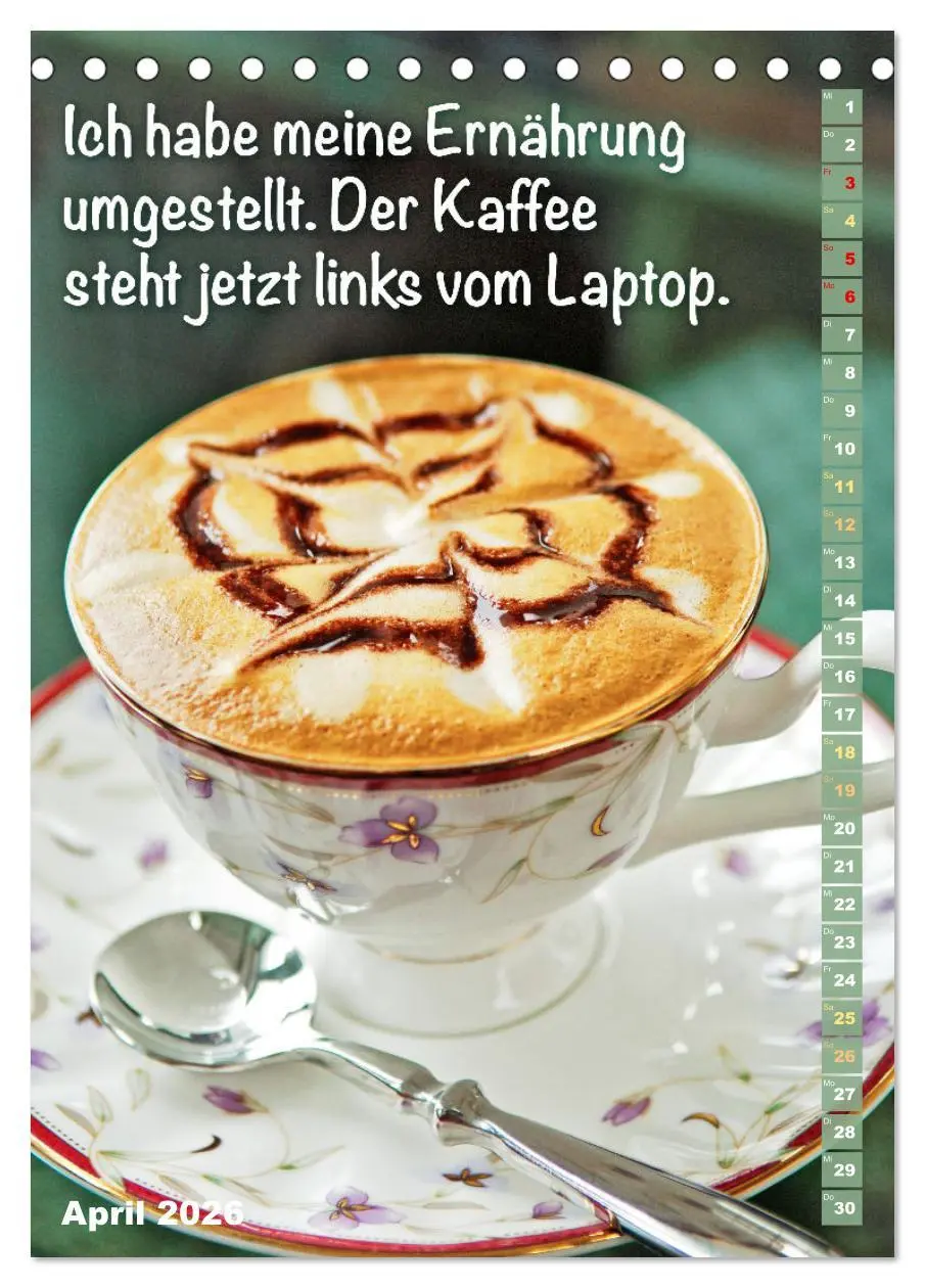 Bild: 9783516303438 | Kaffeestunde: Die Welt der Baristas (Tischkalender 2026 DIN A5...