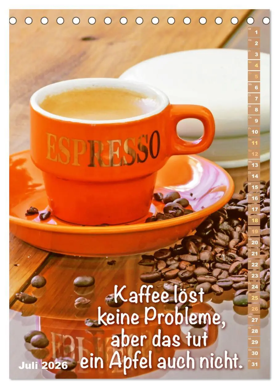 Bild: 9783516303438 | Kaffeestunde: Die Welt der Baristas (Tischkalender 2026 DIN A5...