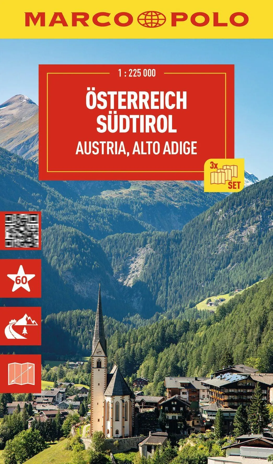 Cover: 9783575023438 | MARCO POLO Kartenset Österreich, Südtirol 1:225.000 | (Land-)Karte