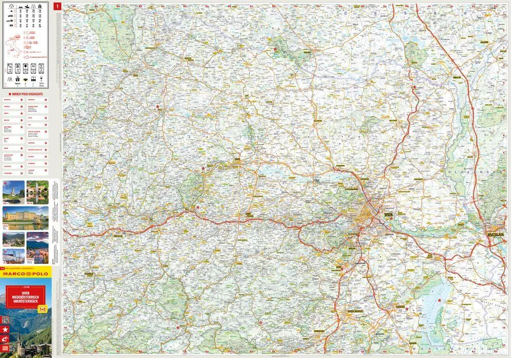 Bild: 9783575023438 | MARCO POLO Kartenset Österreich, Südtirol 1:225.000 | (Land-)Karte