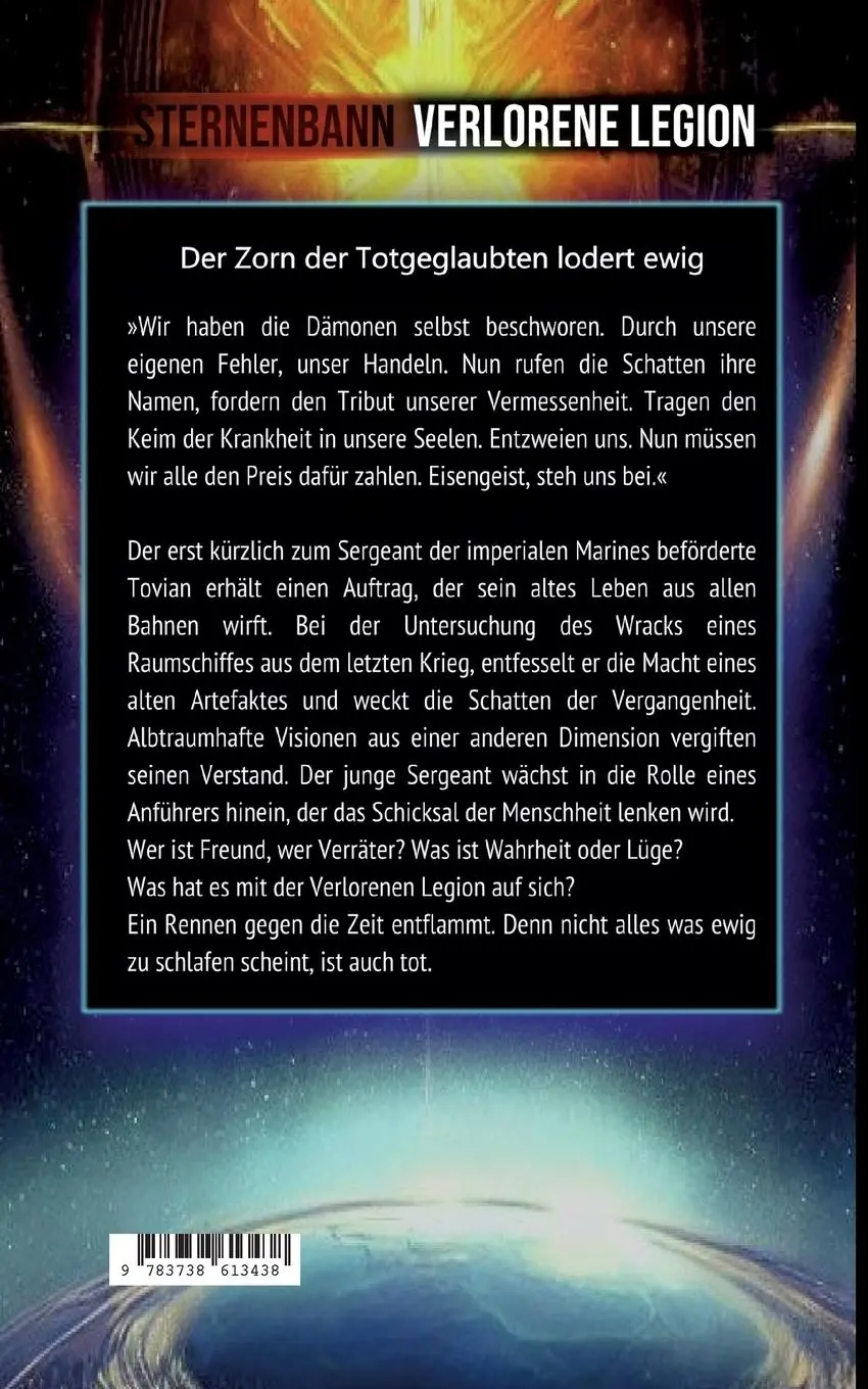 Rückseite: 9783738613438 | Sternenbann - Verlorene Legion | Nick M. Astra | Taschenbuch | 546 S.