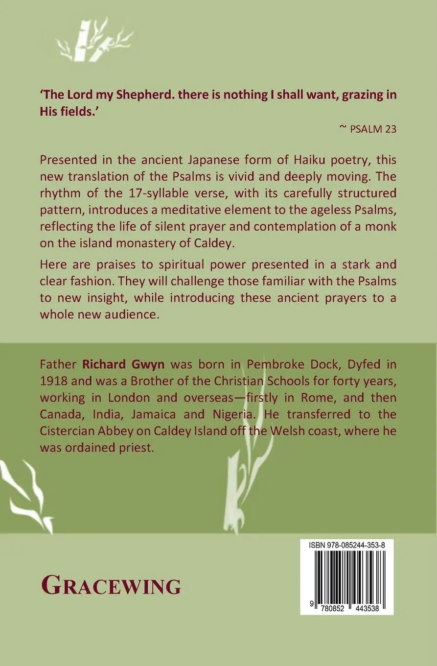 Rückseite: 9780852443538 | The Psalms in Haiku Form | A Simplified Psalter | Richard Gwyn | Buch