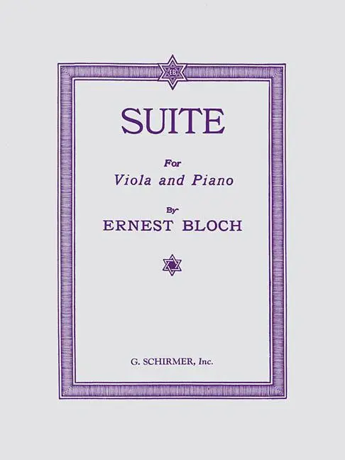 Cover: 9781495023538 | Suite | Viola and Piano | Ernest Bloch | Taschenbuch | Buch | Englisch