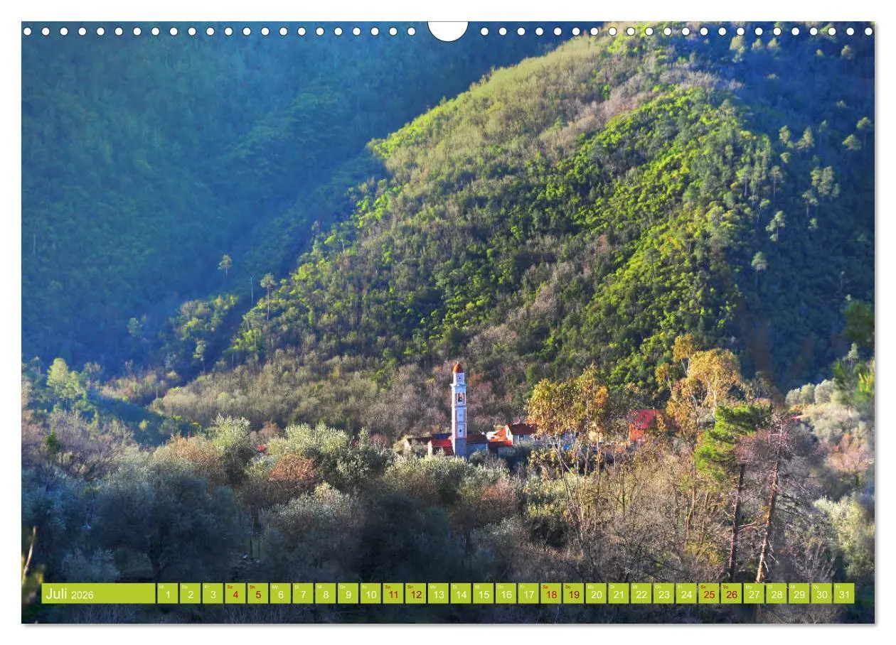 Bild: 9783457823538 | Ligurien für Träumer (Wandkalender 2026 DIN A3 quer), CALVENDO...