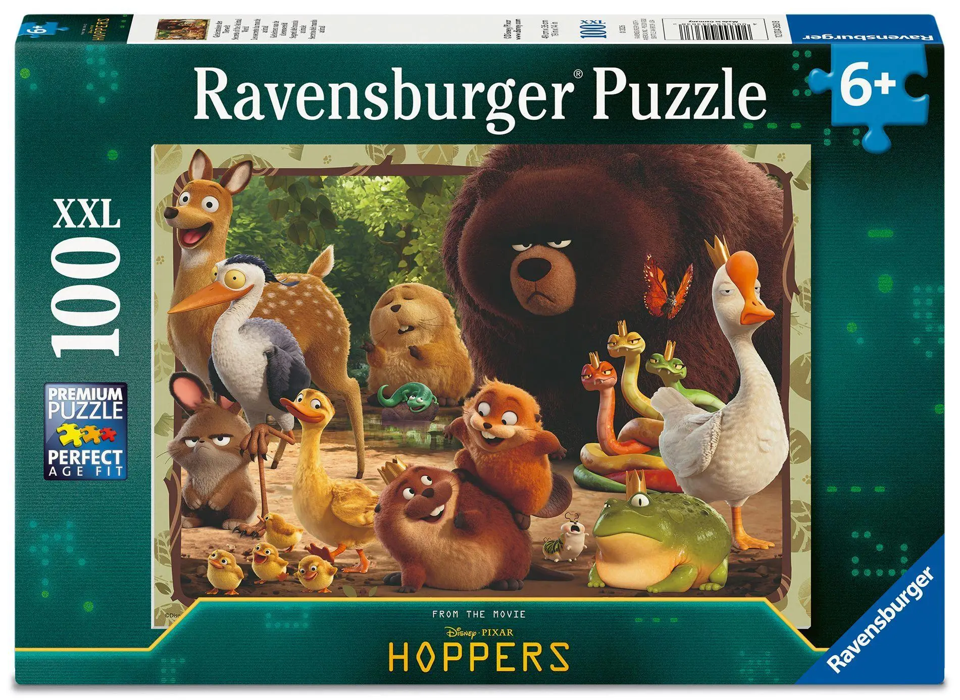 Cover: 4005555043638 | Kinderpuzzle 100 XXL Teile - Geheimnisse der Tierwelt | Spiel | 2026