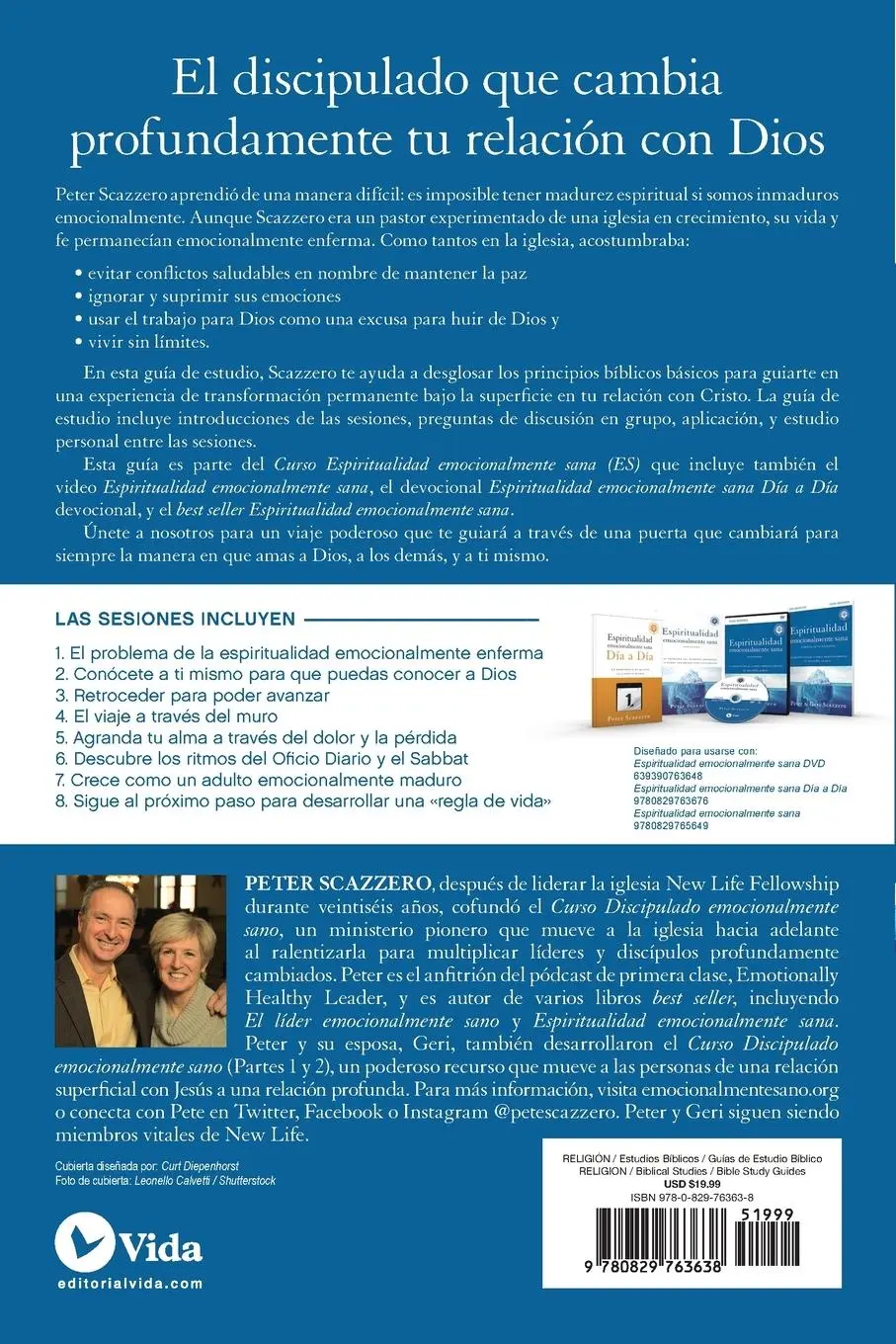 Rückseite: 9780829763638 | Espiritualidad emocionalmente sana - Guía de estudio | Peter Scazzero