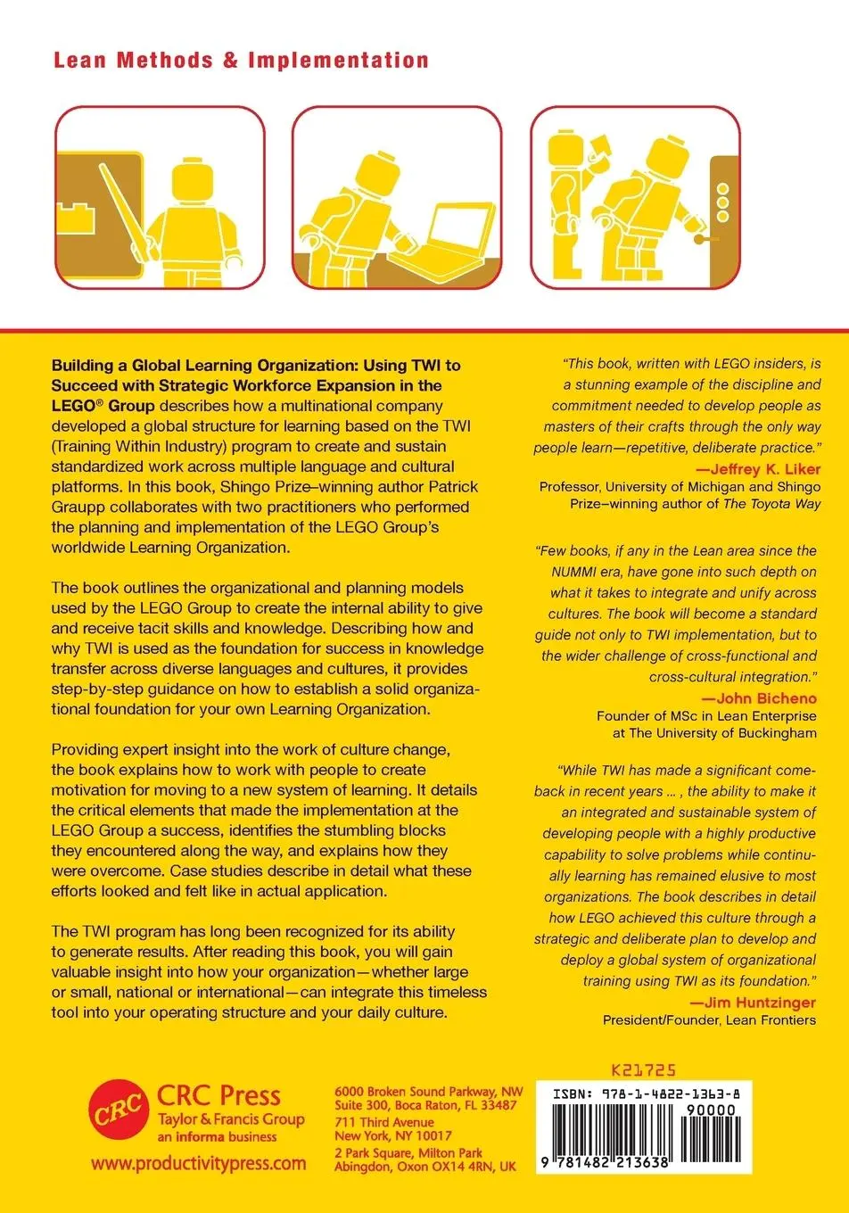 Rückseite: 9781482213638 | Building a Global Learning Organization | Patrick Graupp (u. a.)