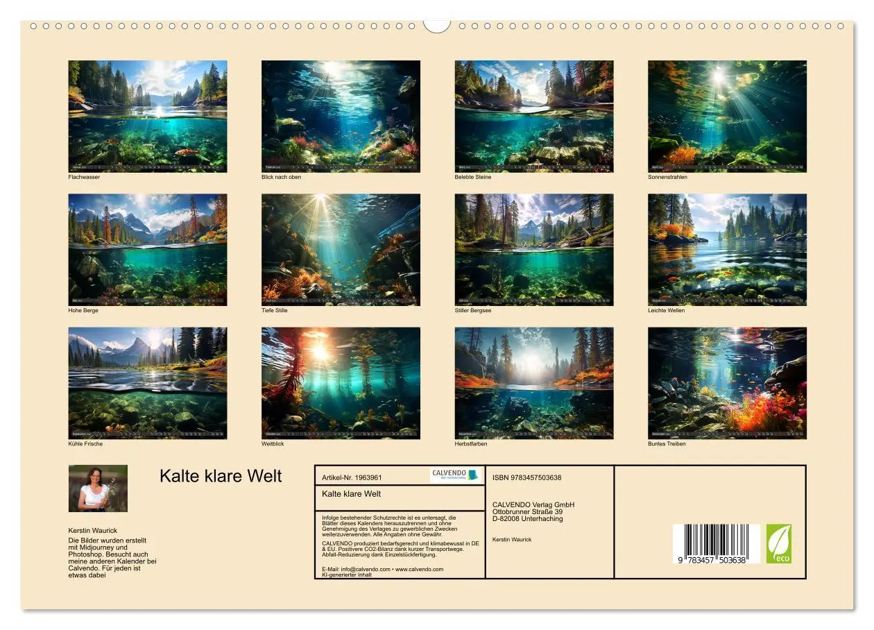 Bild: 9783457503638 | Kalte klare Welt (hochwertiger Premium Wandkalender 2026 DIN A2...