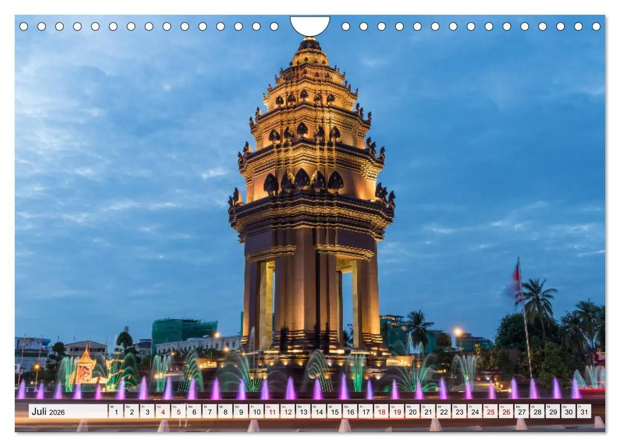 Bild: 9783457813638 | Königreich Kambodscha (Wandkalender 2026 DIN A4 quer), CALVENDO...