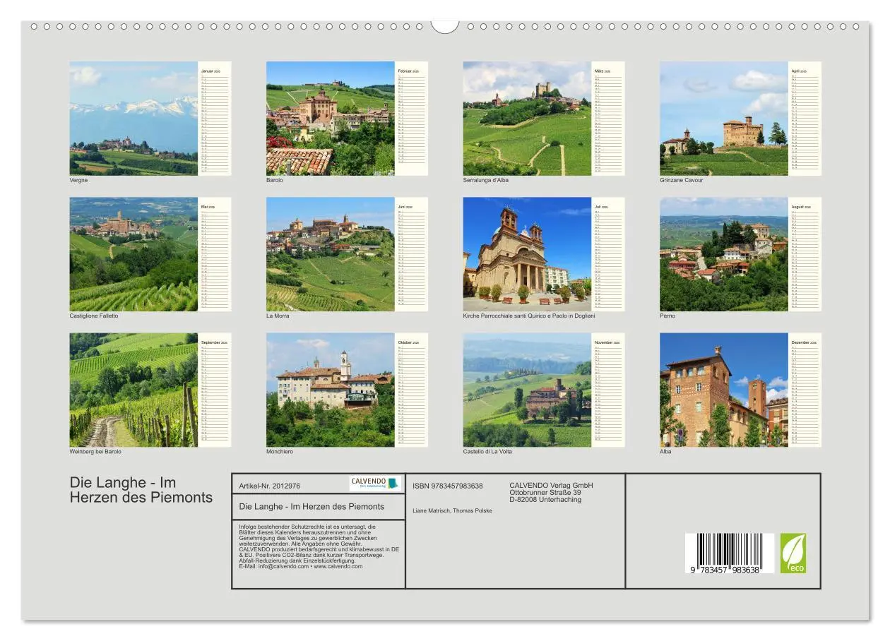 Bild: 9783457983638 | Die Langhe - Im Herzen des Piemonts (hochwertiger Premium...
