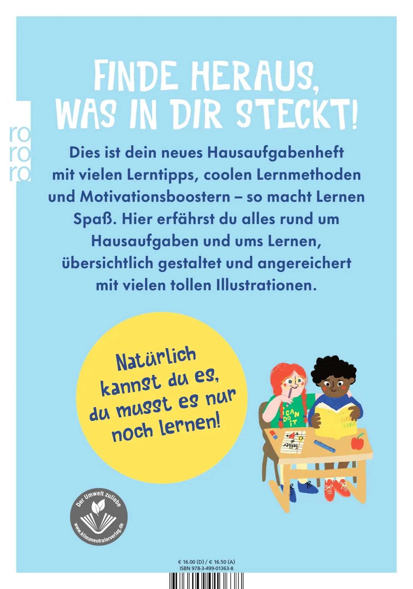 Rückseite: 9783499013638 | Mein Lerntagebuch | "Dein SPIEGEL"-Bestseller | Caroline von St. Ange