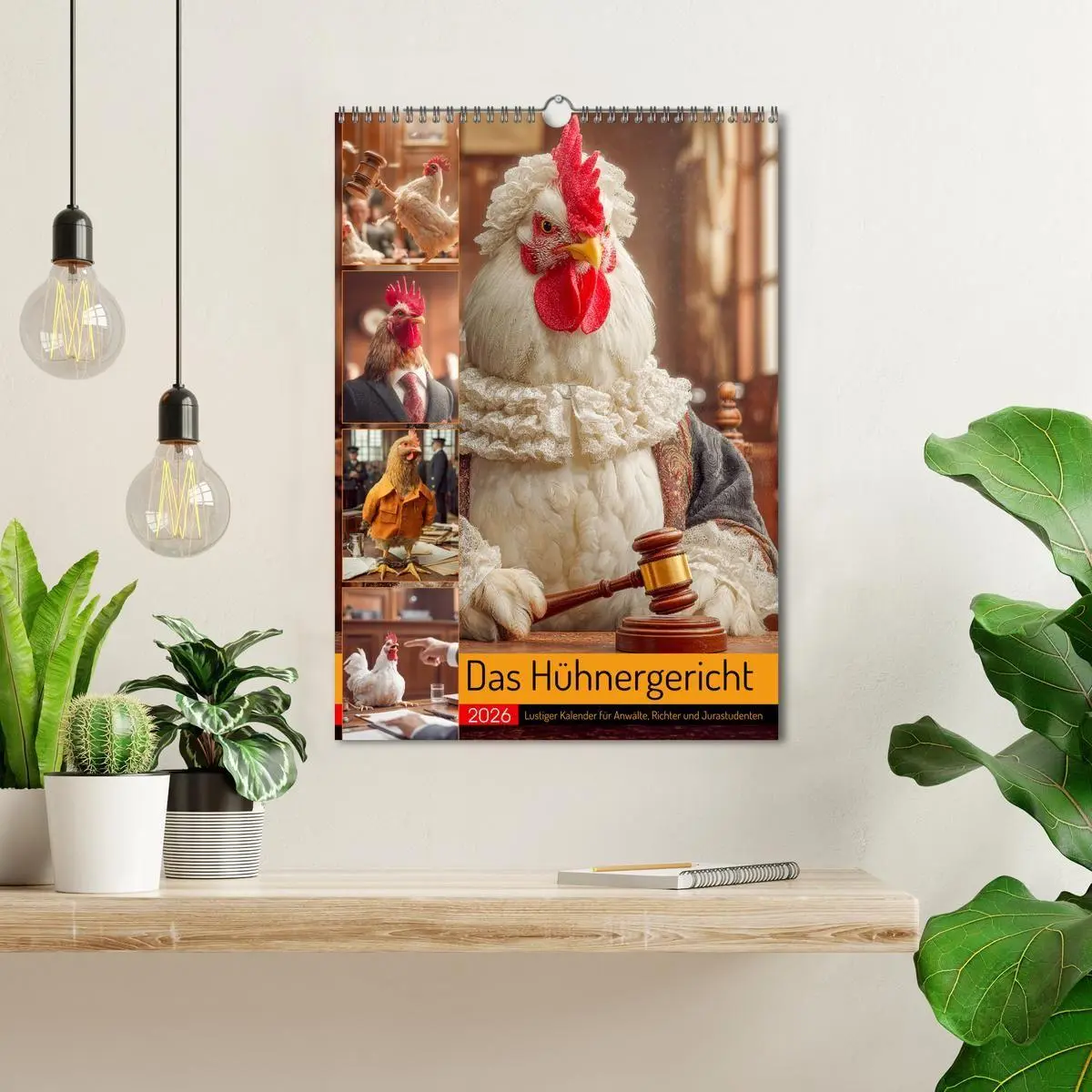 Bild: 9783516693638 | Das Hühnergericht - Lustiger Kalender für Anwälte, Richter und...
